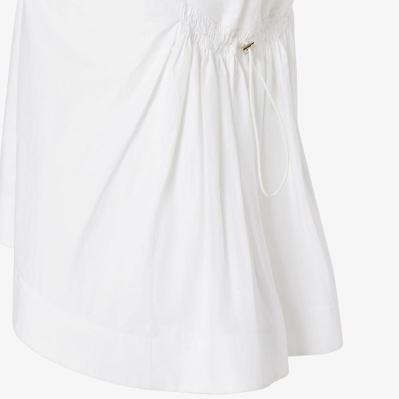 Dress White cotton poplin dress 3