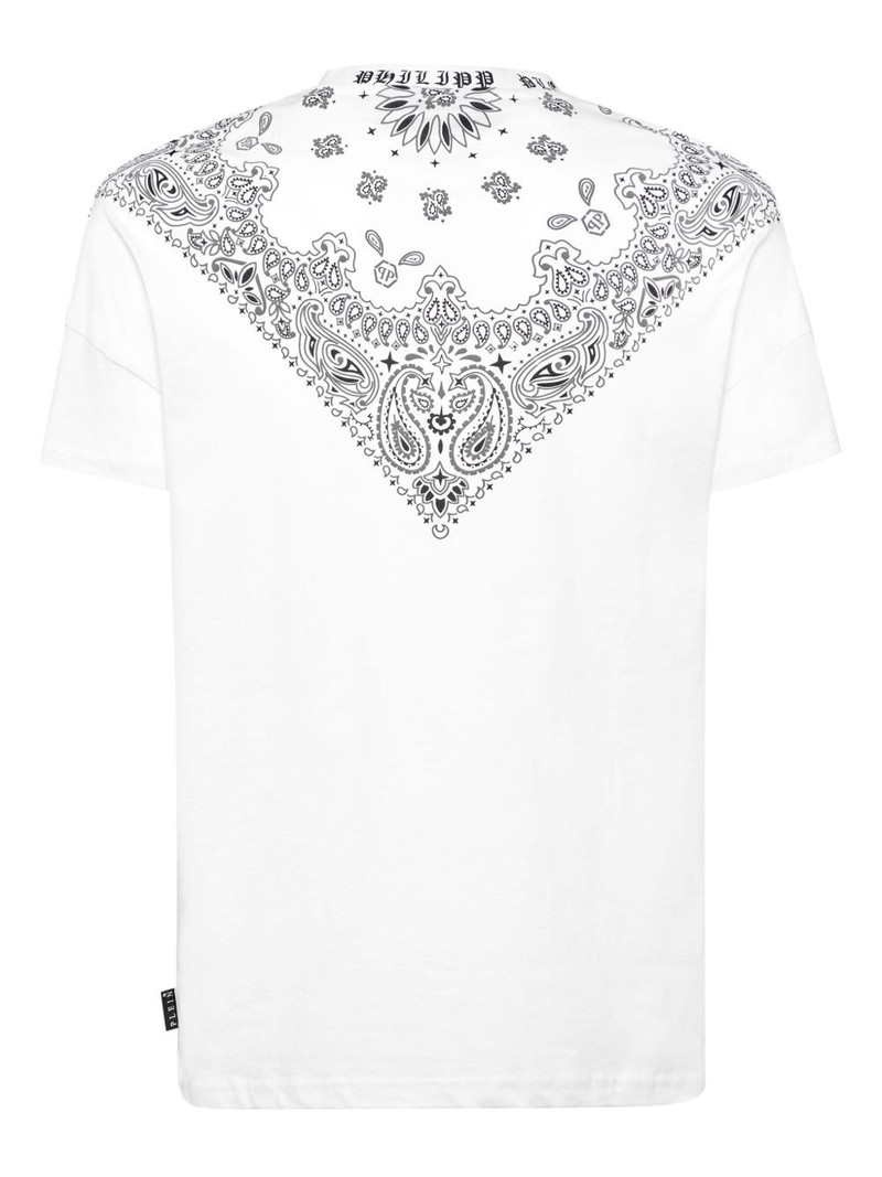 PHILIPP PLEIN bandana-print T-shirt outlook