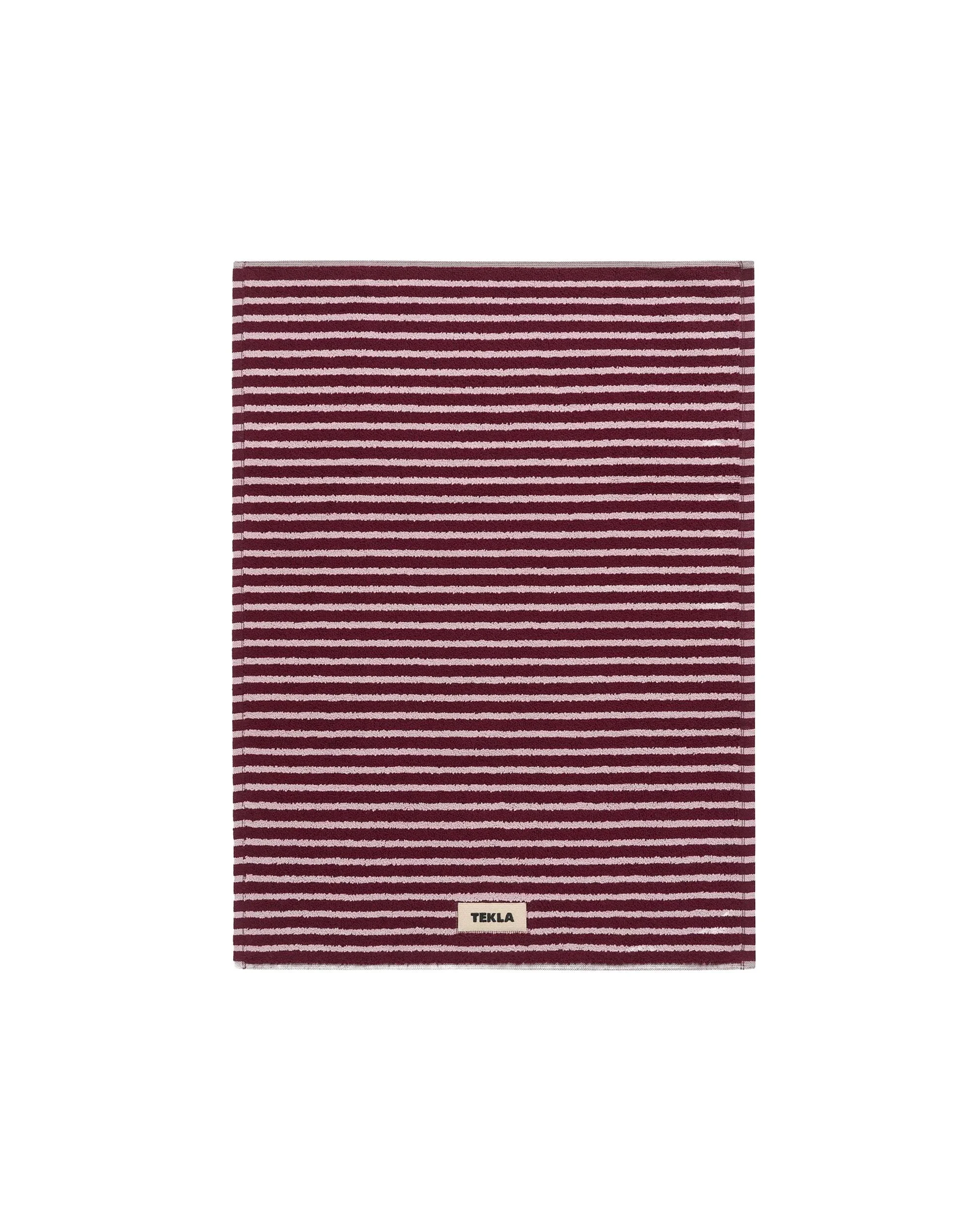 Tekla Terry Bath Mat Red&Rose - 1