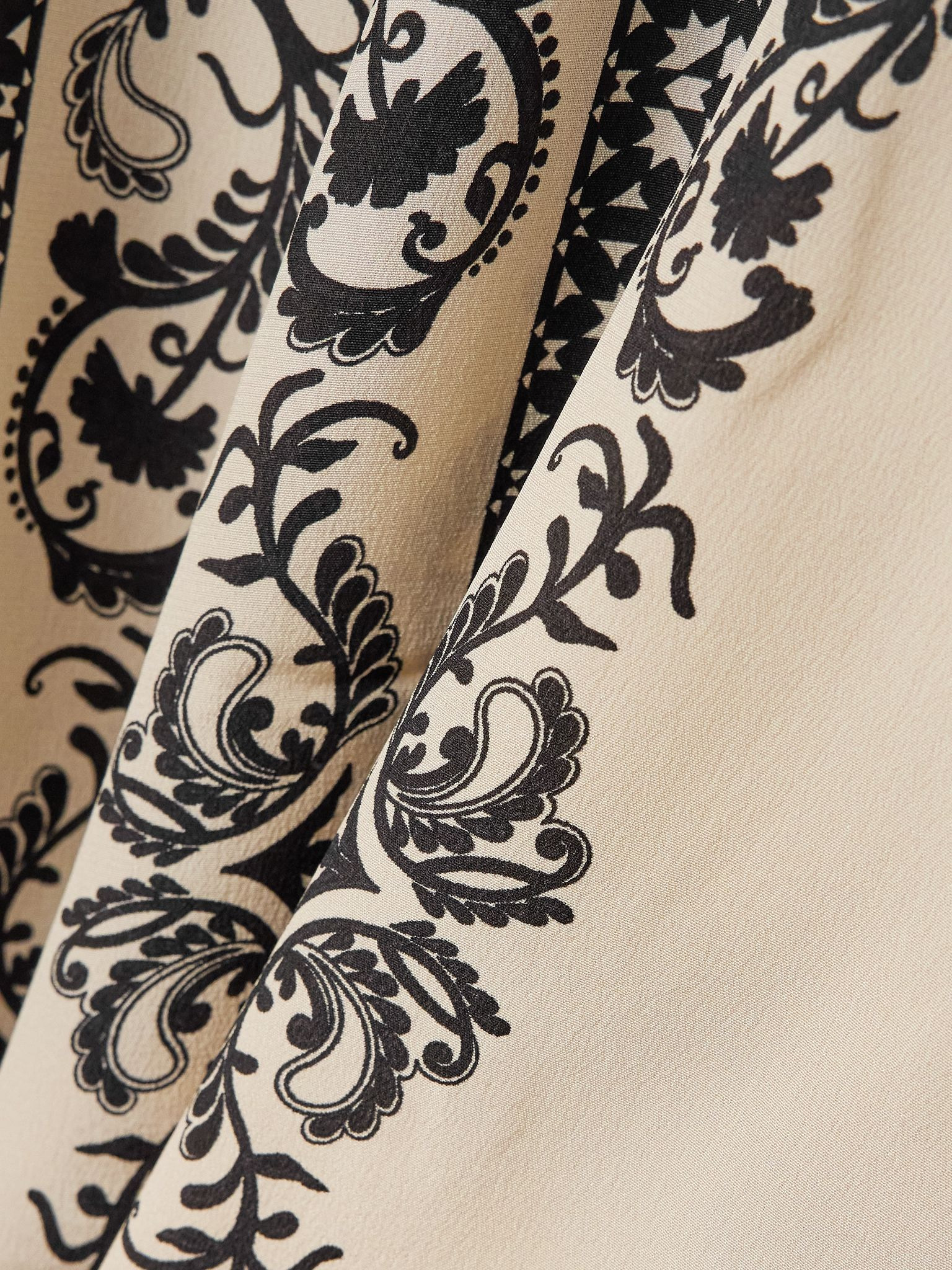 Reinvention Printed silk-crepe maxi dress Off-white - 4