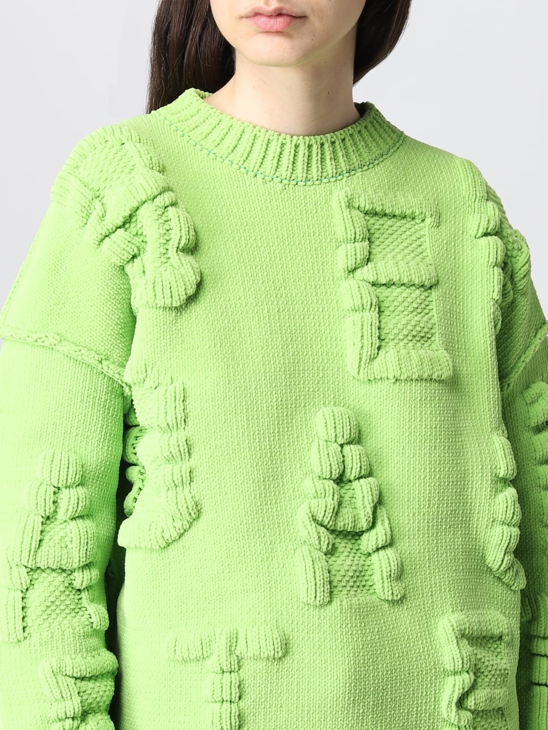 Bottega Veneta nylon sweater with embossed logo - 5