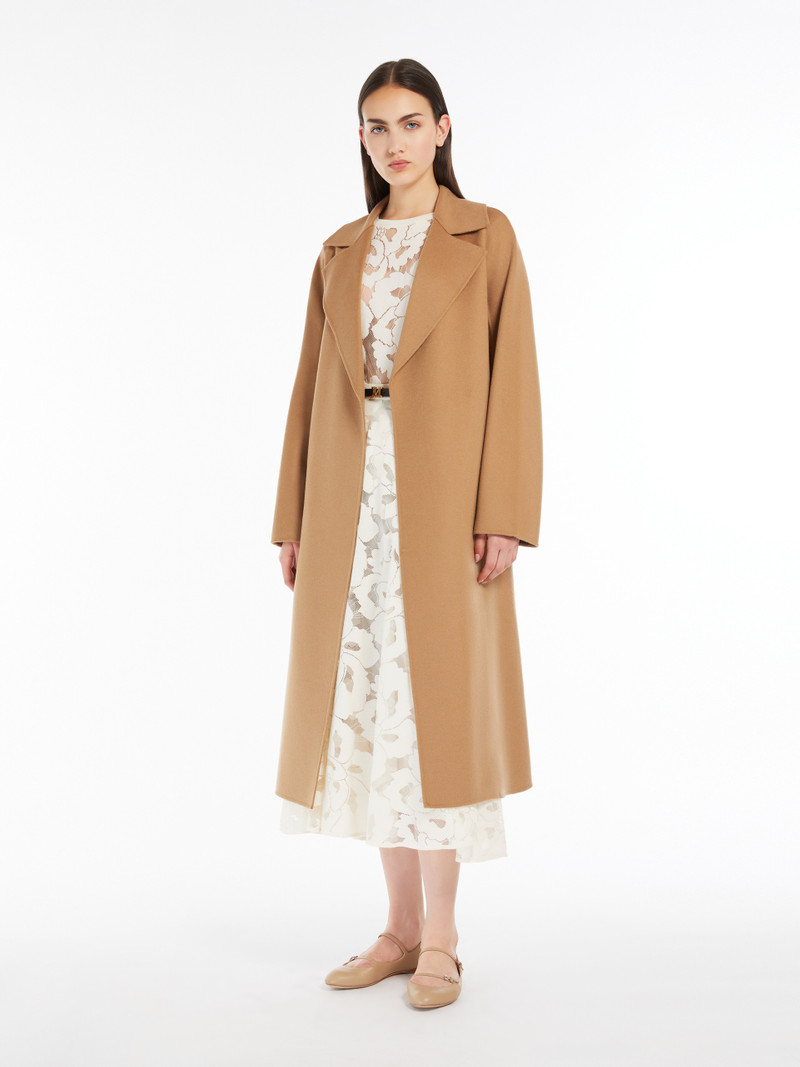 Max Mara CLES Wool, cashmere and silk wrap coat outlook