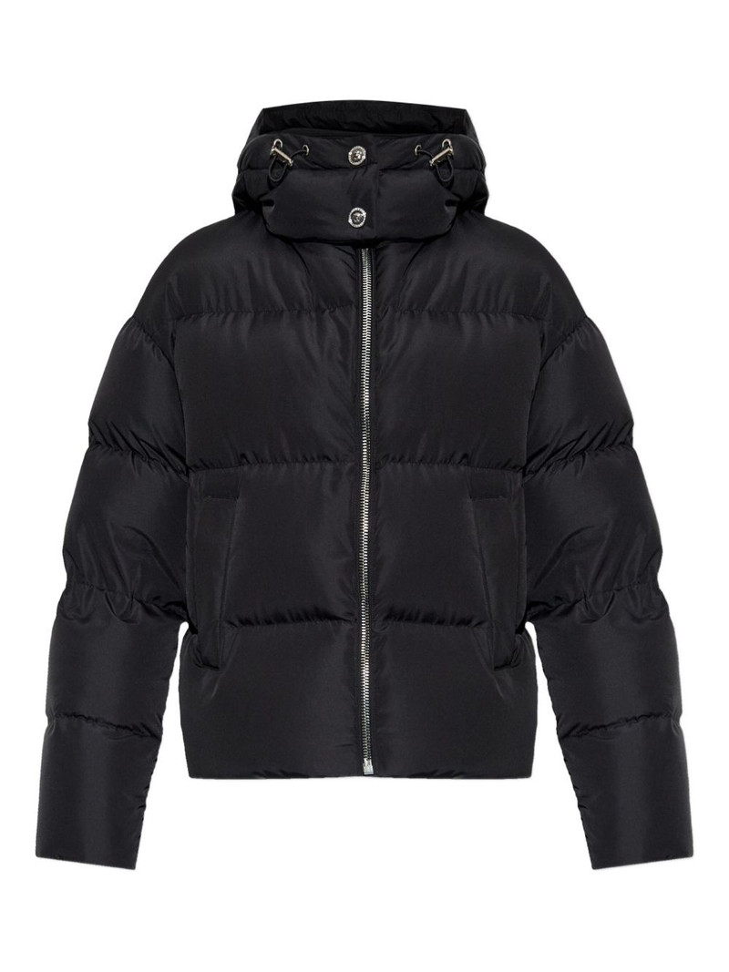 hooded zip-fastening jacket 1
