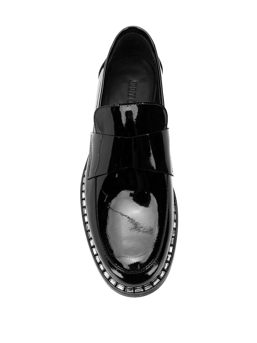 Bane crystal trim loafers - 4