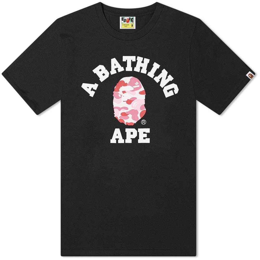 A Bathing Ape ABC Camo College Tee - 1