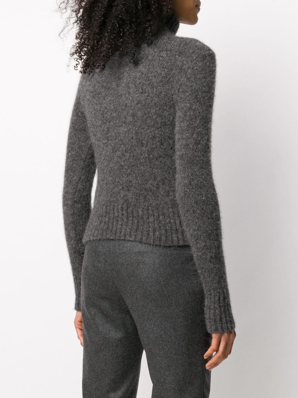 turtleneck knitted  jumper - 4