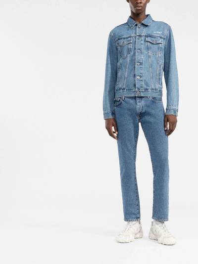 Off-White Arrows-logo straight leg jeans outlook