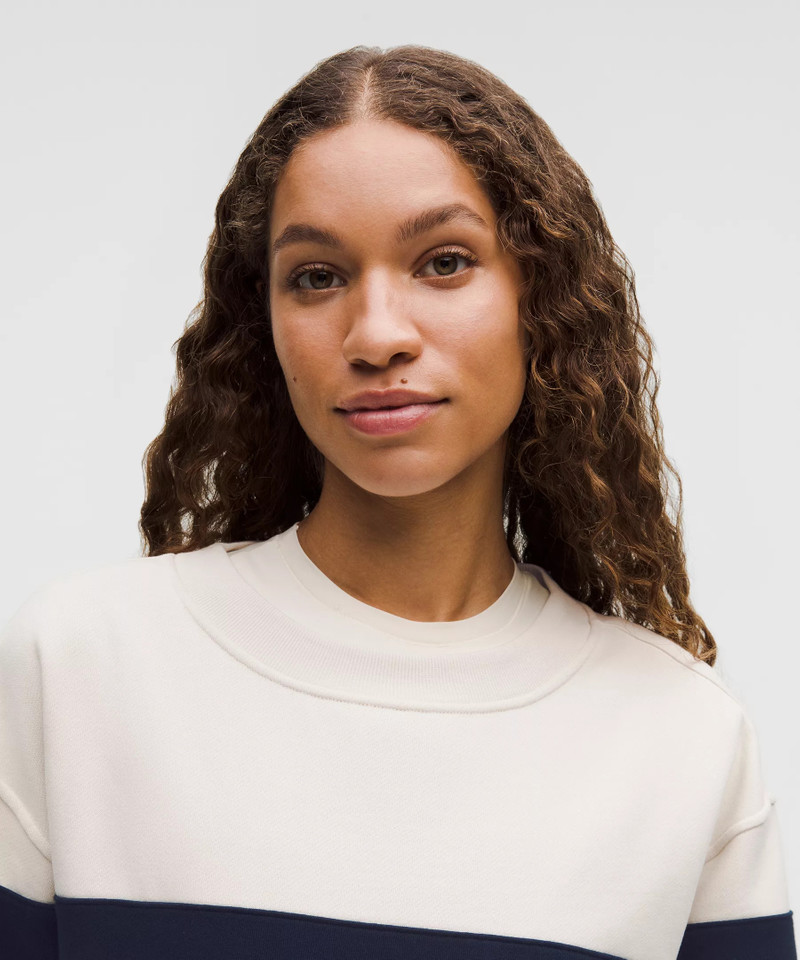 Women's Steady State Oversized Pullover *Stripe 4