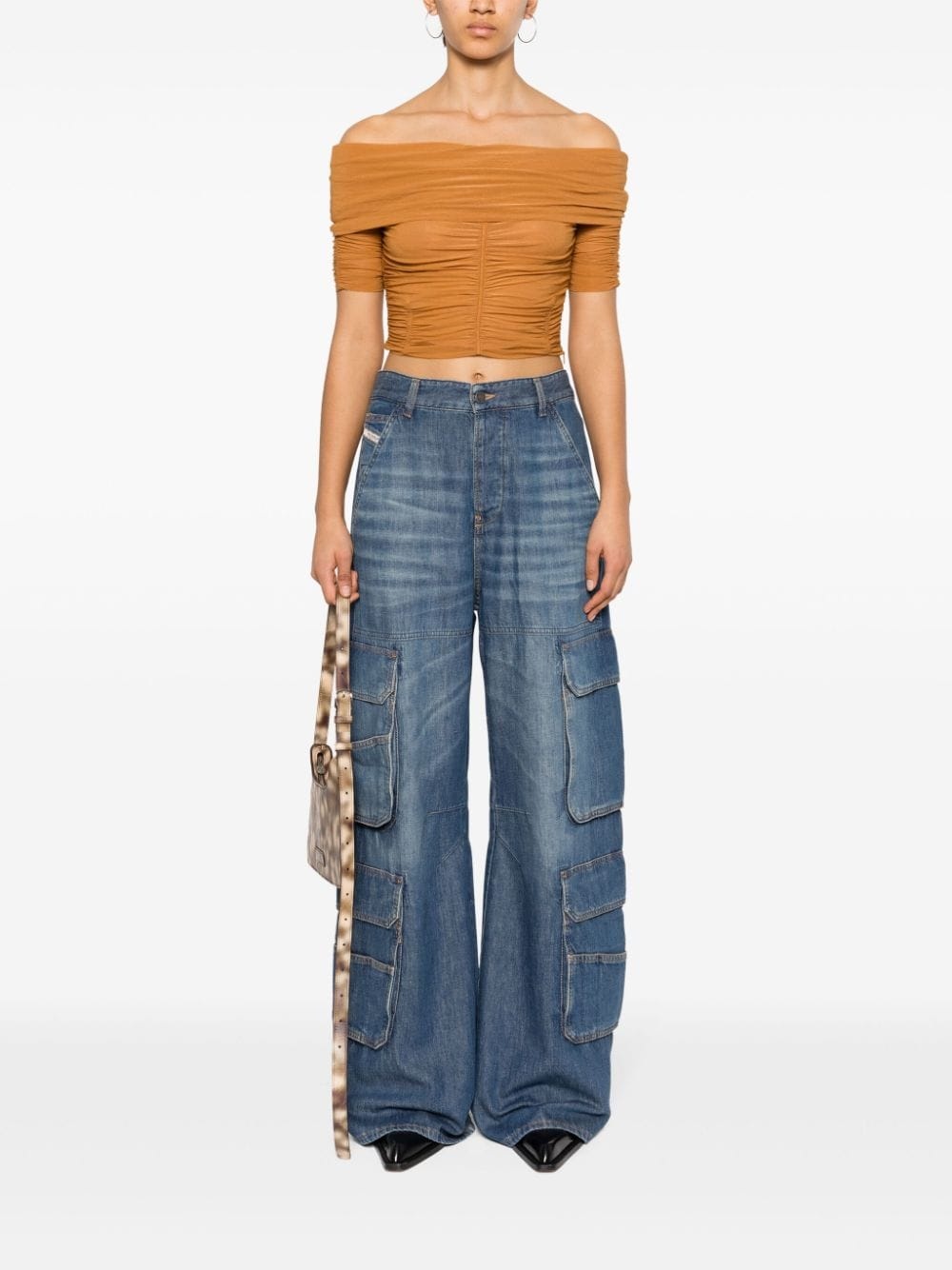 1996 D-Sire 0njan low-rise straight-leg jeans - 2