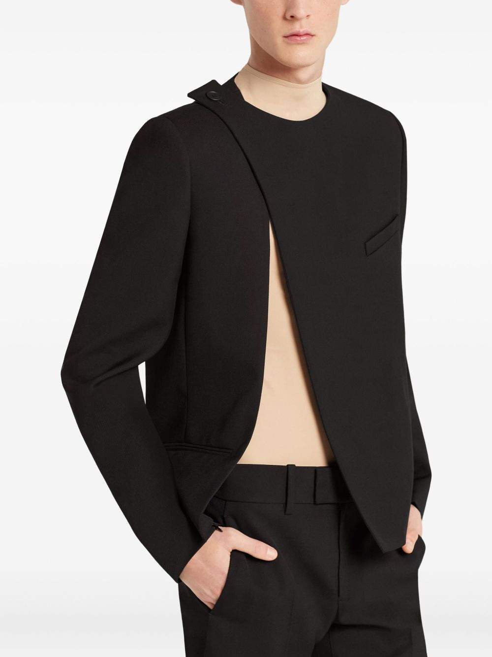 asymmetric blazer - 5