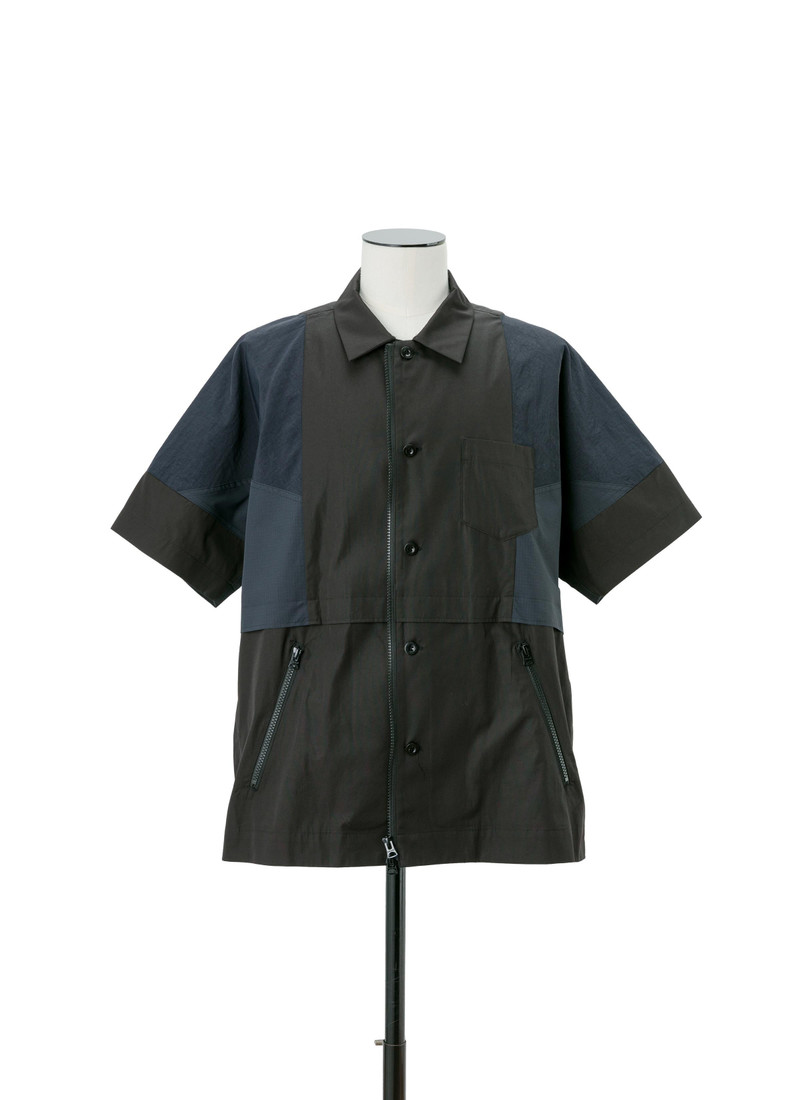 sacai Poplin x Taslan nylon shirt outlook