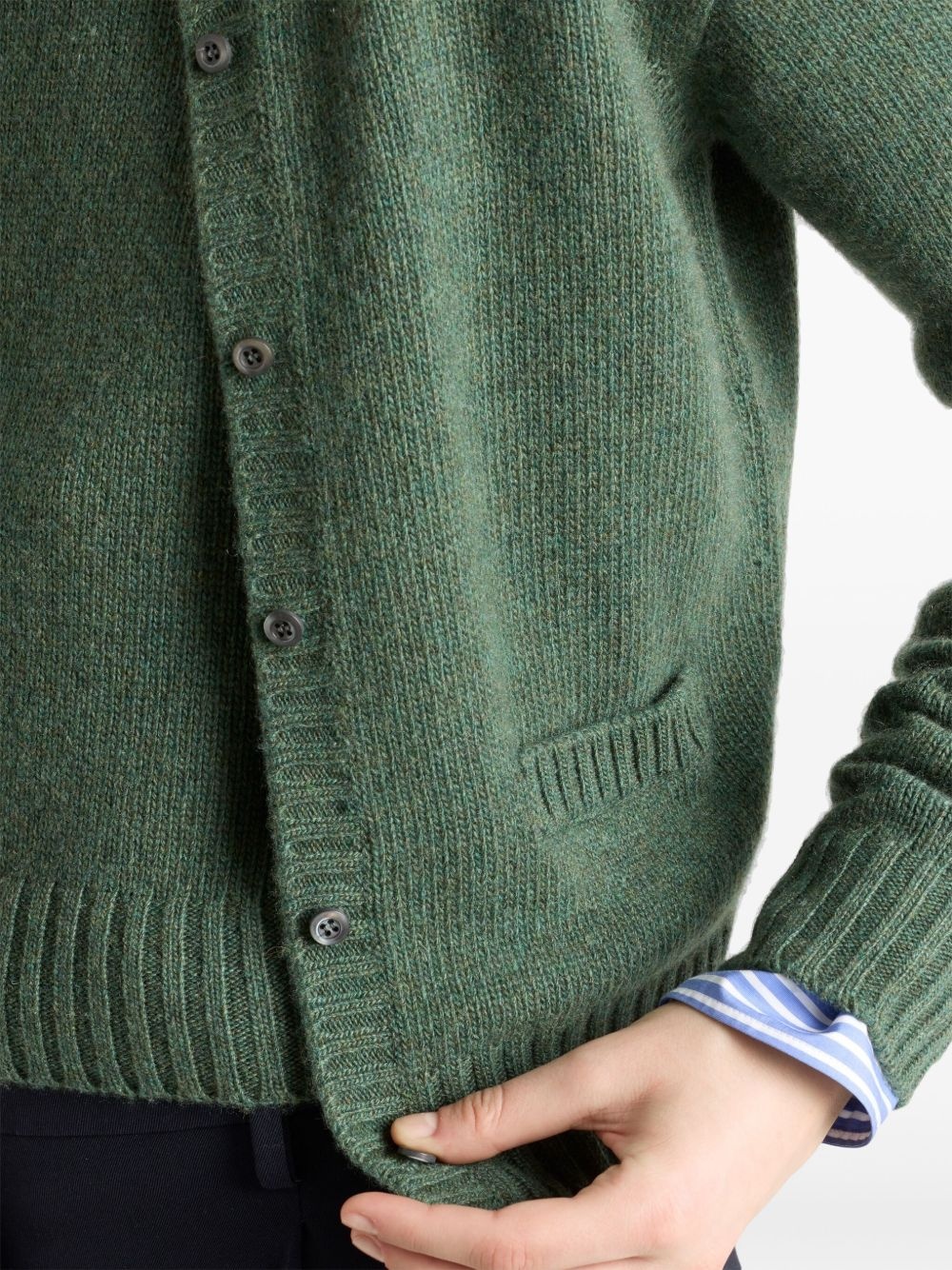 ribbed Re-Cashmere sweater - 6