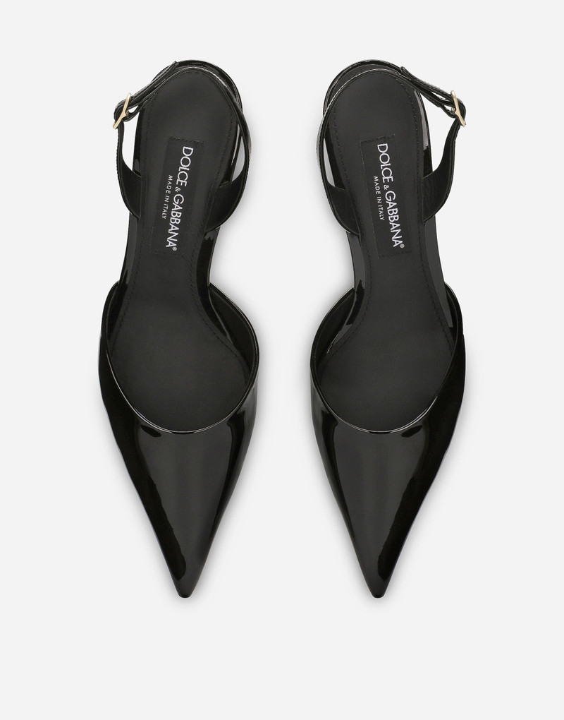 Patent leather slingbacks 4
