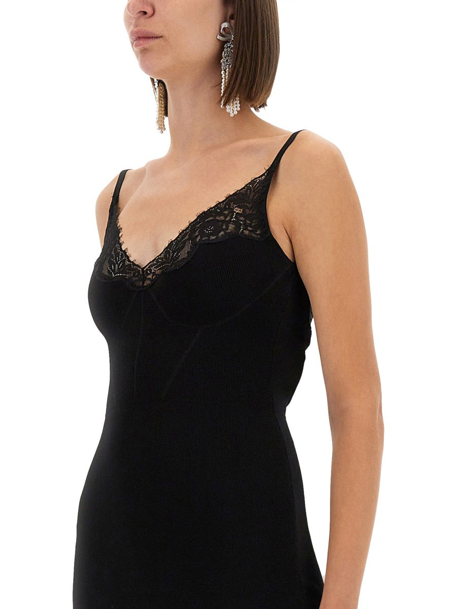 Self-Portrait Women Long Knit Dress - 3