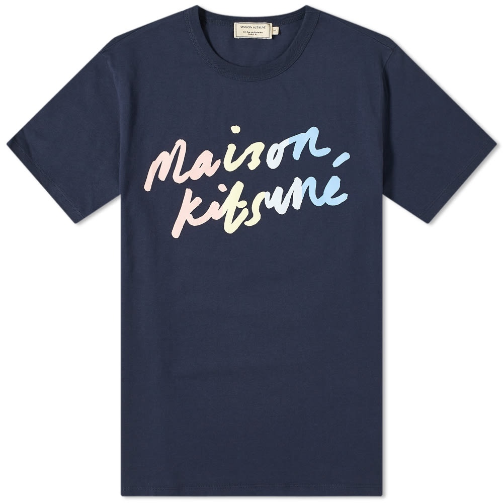 Maison Kitsuné Multi Handwriting Tee - END. Exclusive - 1