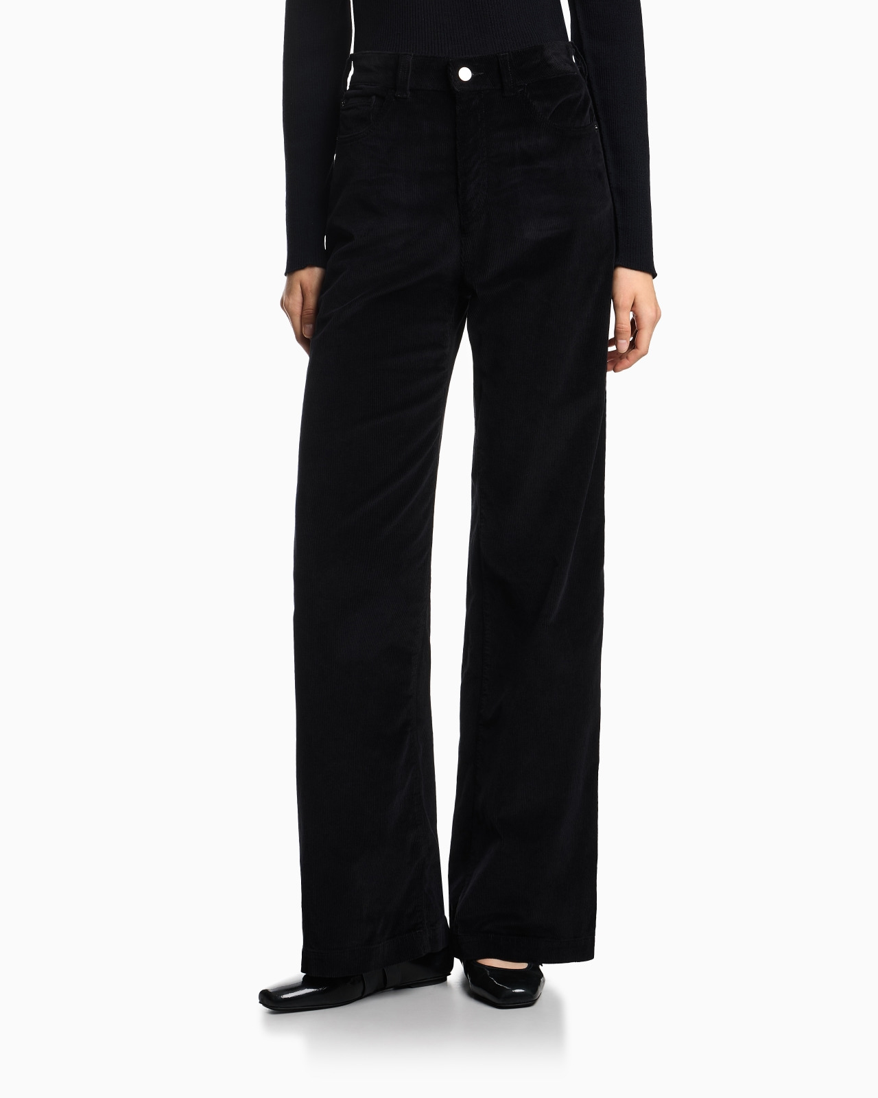 J14 REGULAR-FIT GARMENT-DYED CORDUROY TROUSERS - 4