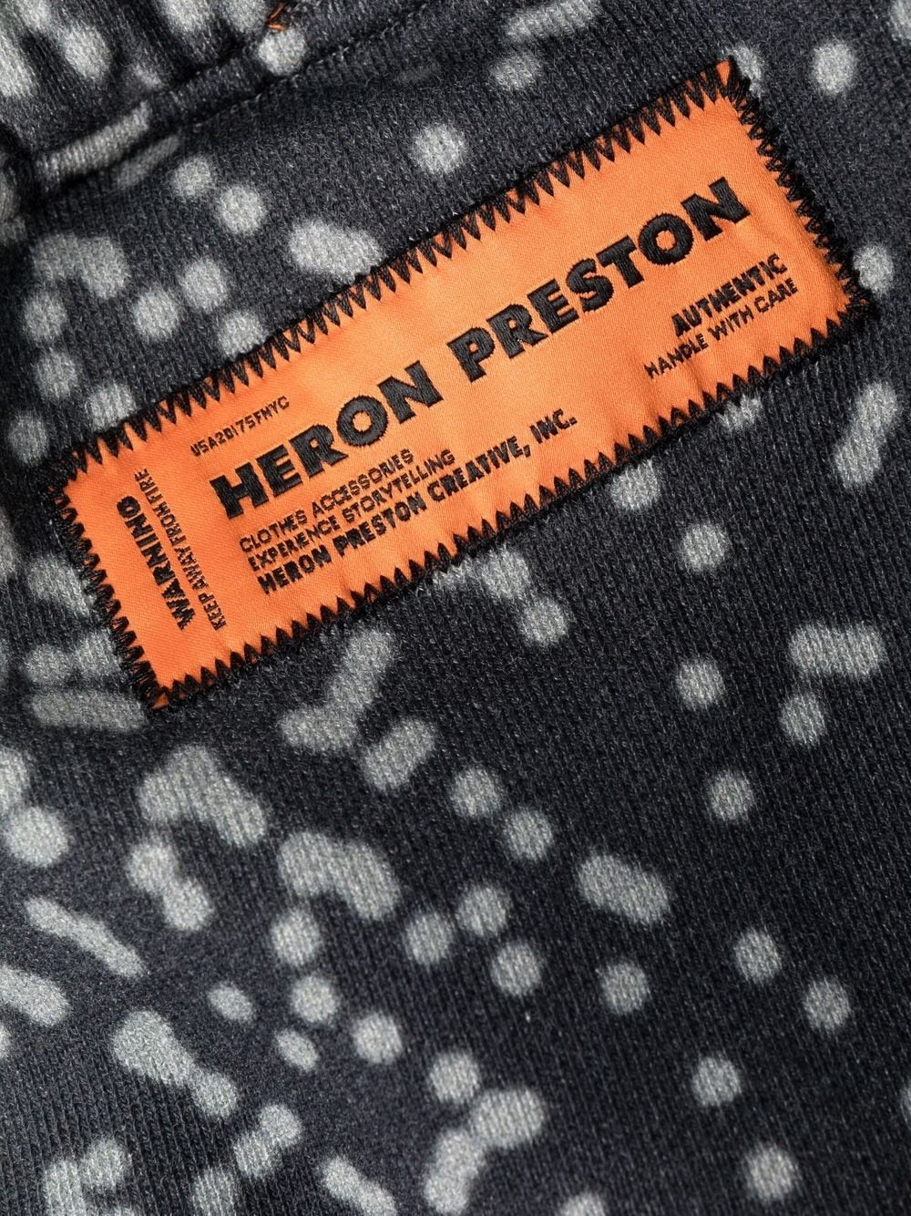 abstract-spot track pants - 6