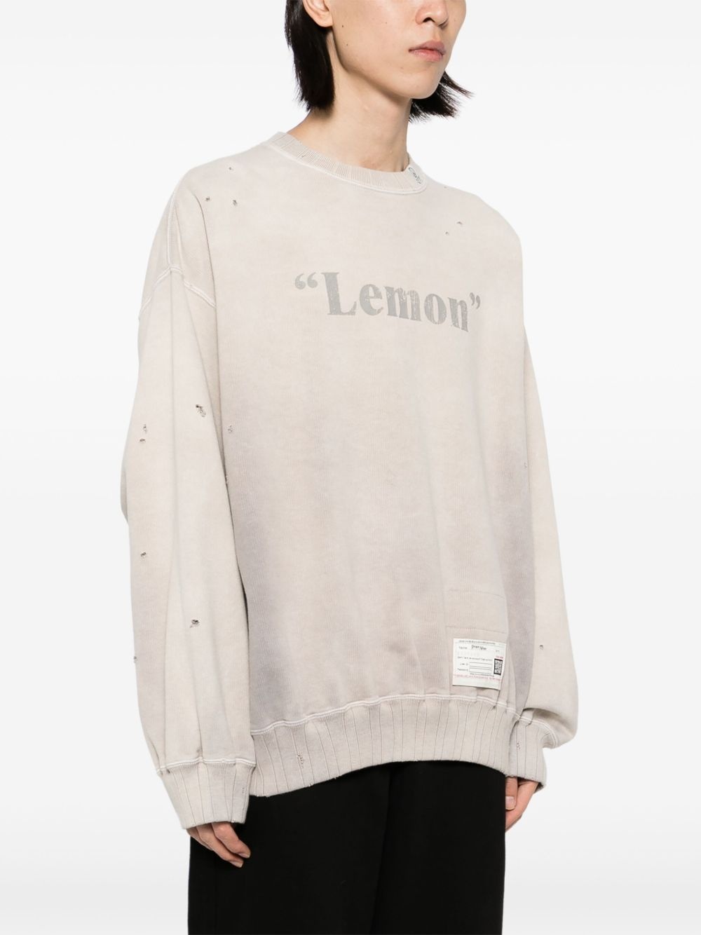 x Peace And After Lemon sweatshirt - 3