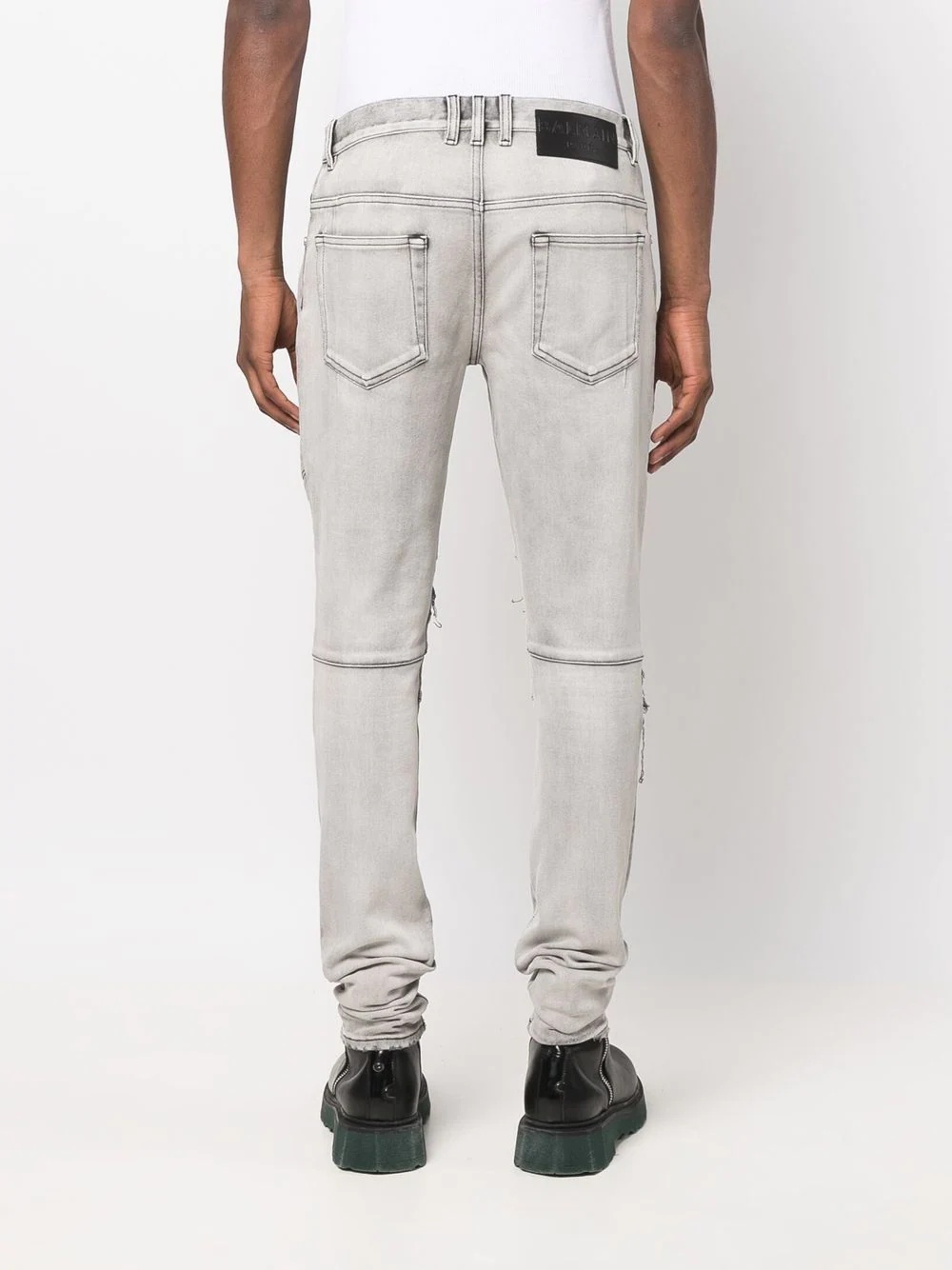 low-rise slim-cut jeans - 4