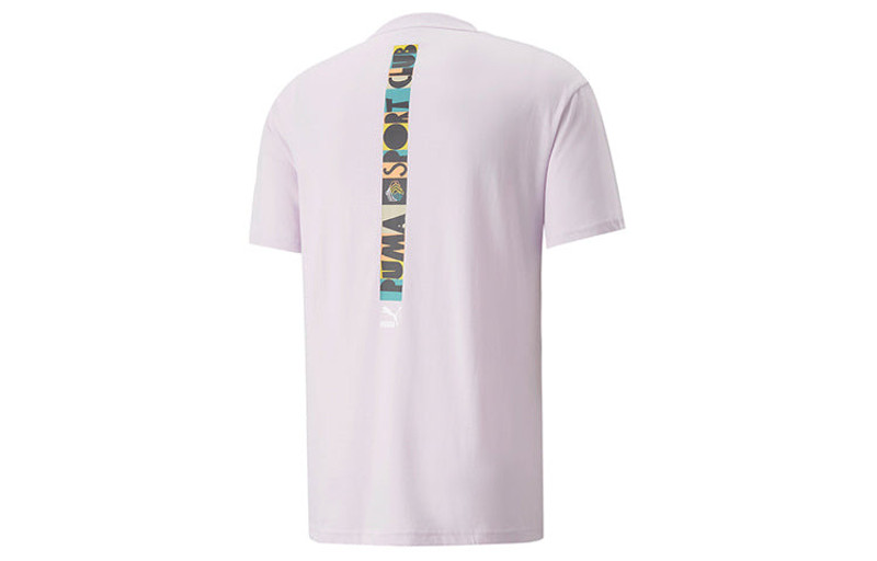 PUMA PUMA Logo Hc Graphic Tee 'Light Purple' 535384-17 outlook