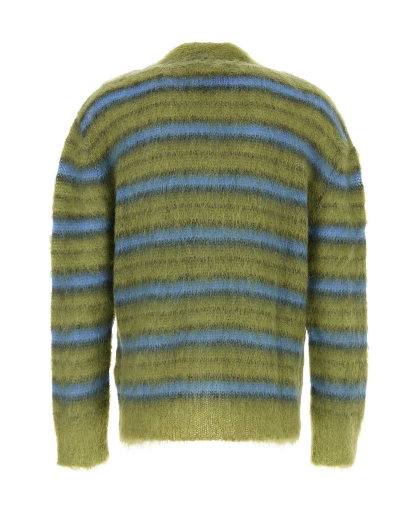 Embroidered Mohair Blend Cardigan - 2