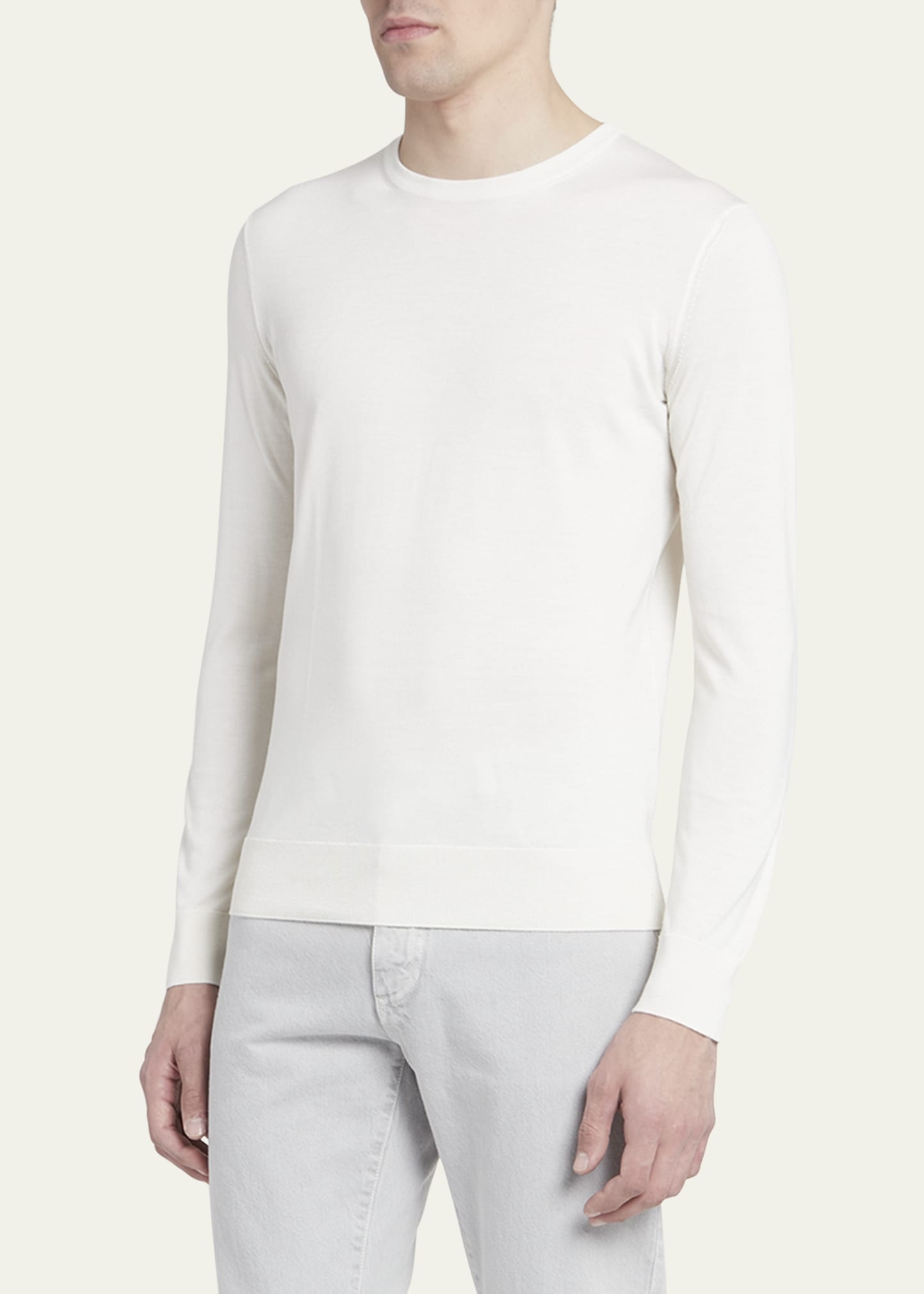 Men's Cashmere Crewneck Sweater - 4