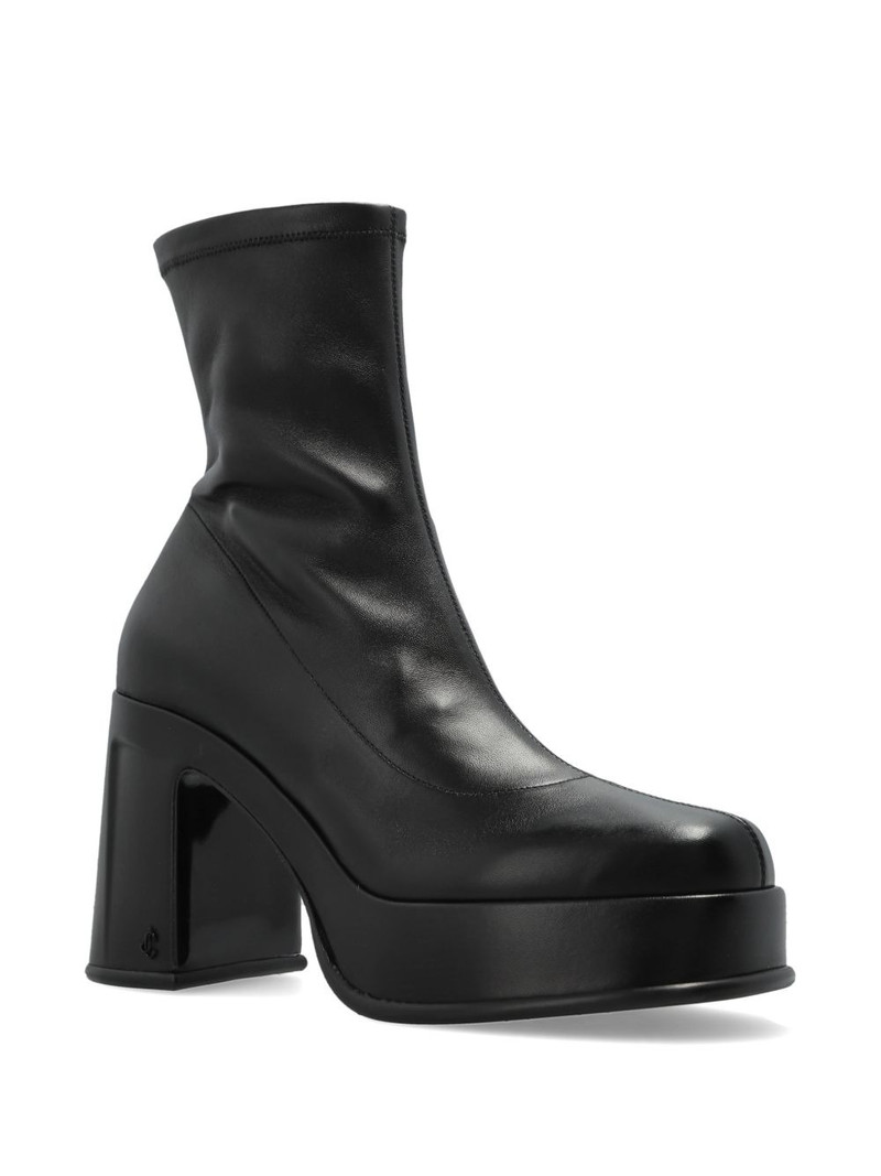 JIMMY CHOO Hadi AB leather boots outlook