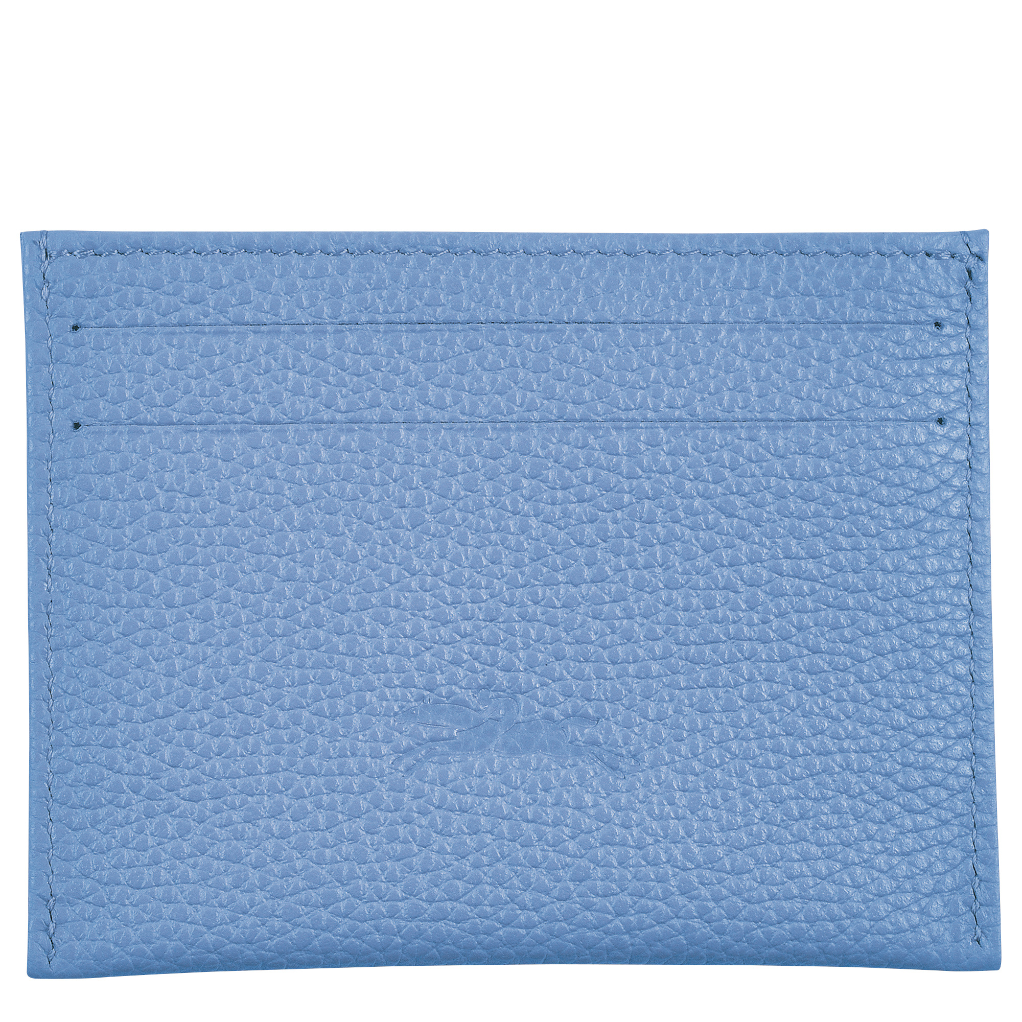 Le Foulonné Cardholder Cloud Blue - Leather - 2