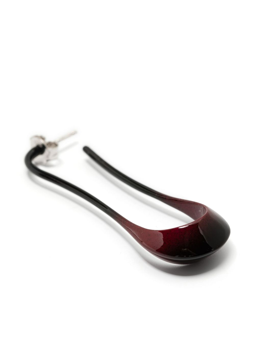 curved-end earrings - 3