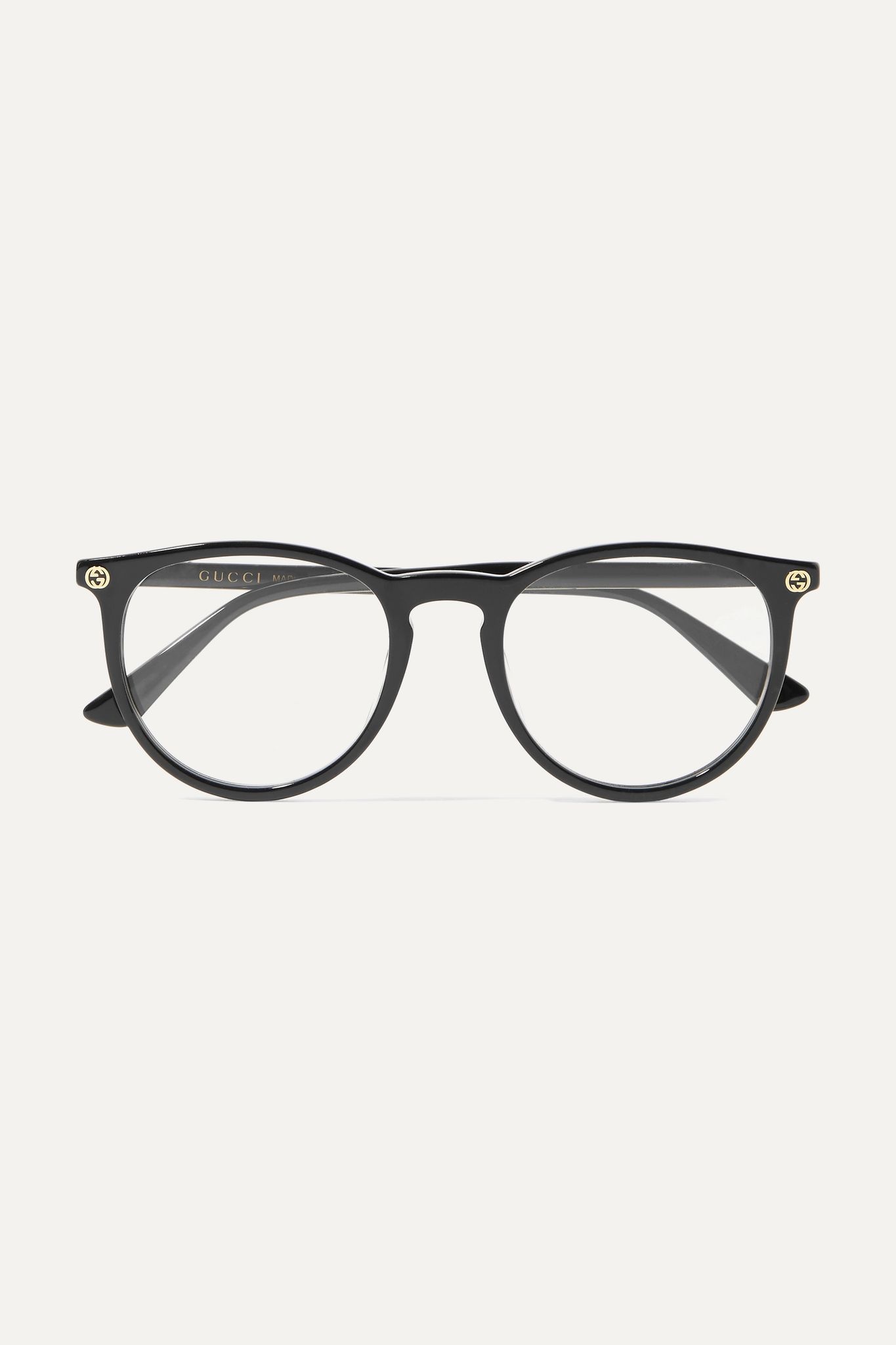 Round-frame acetate optical glasses - 1