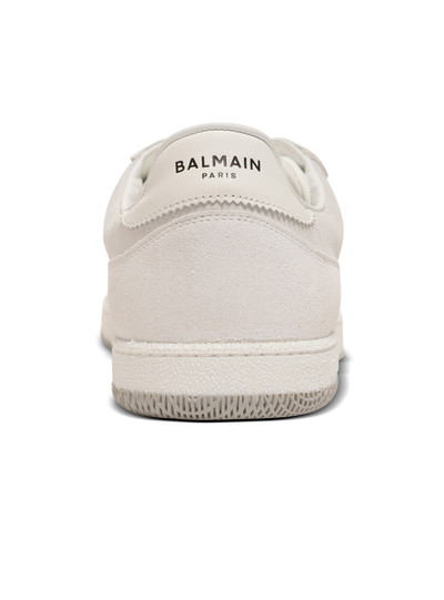 Balmain Balmain Swan trainers in calfskin and suede outlook