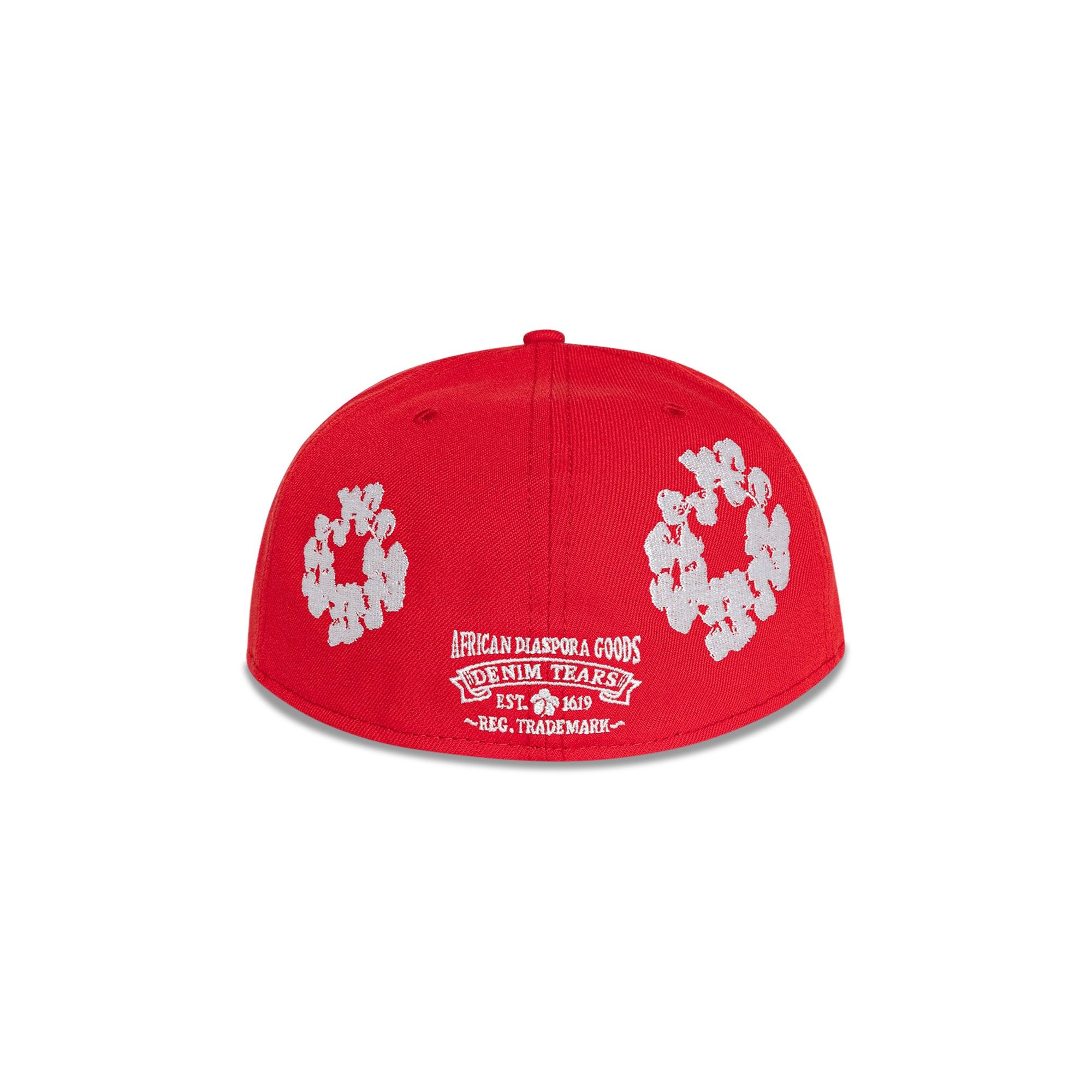 Denim Tears x New Era Cotton Wreath 59/50 'Red' - 2