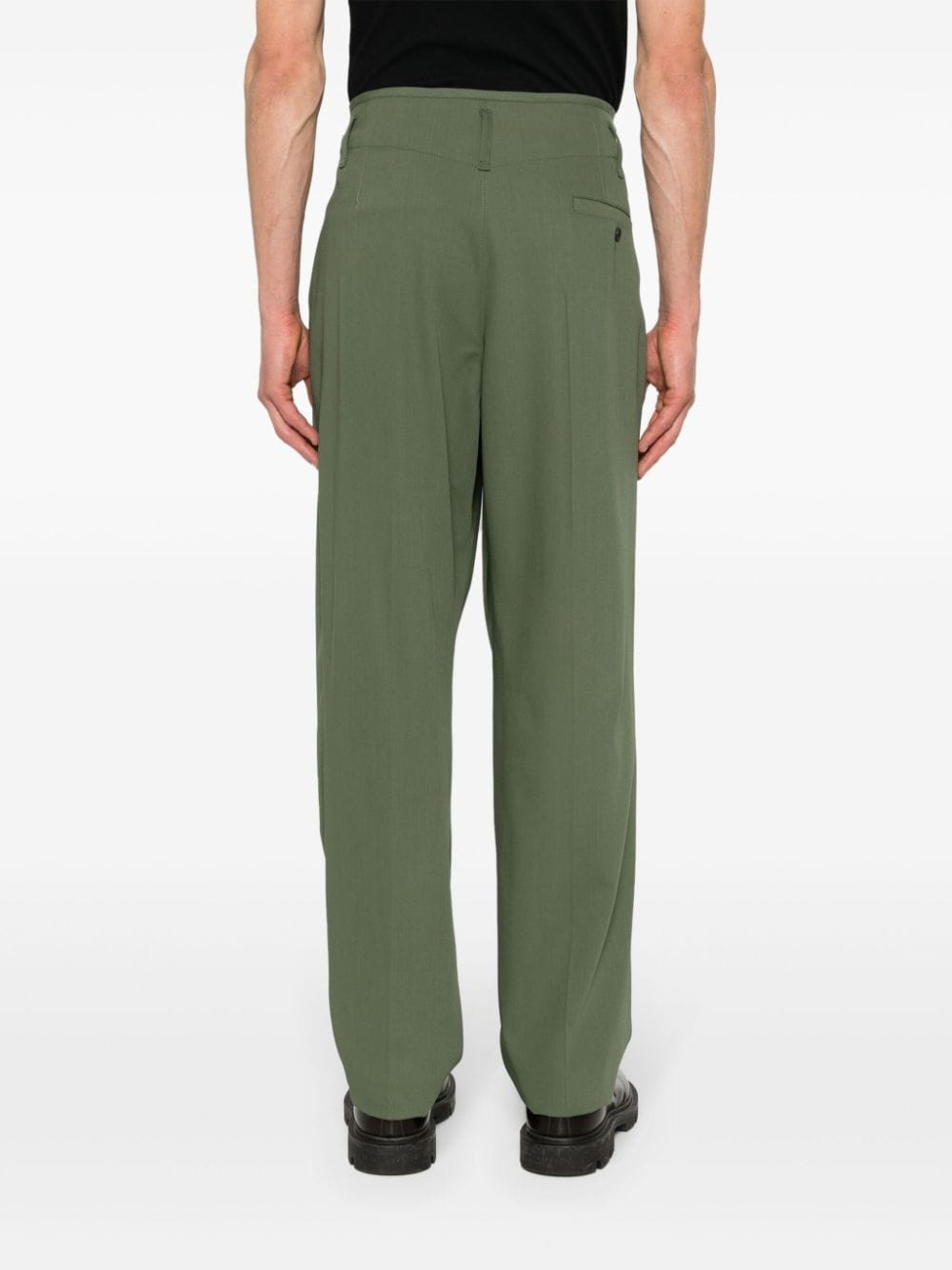 pleated tapered trousers - 5