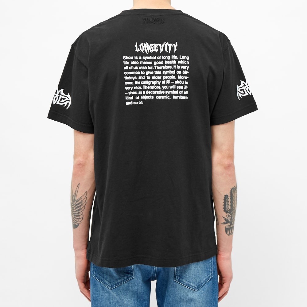 VETEMENTS Good Fortune Tee - 5