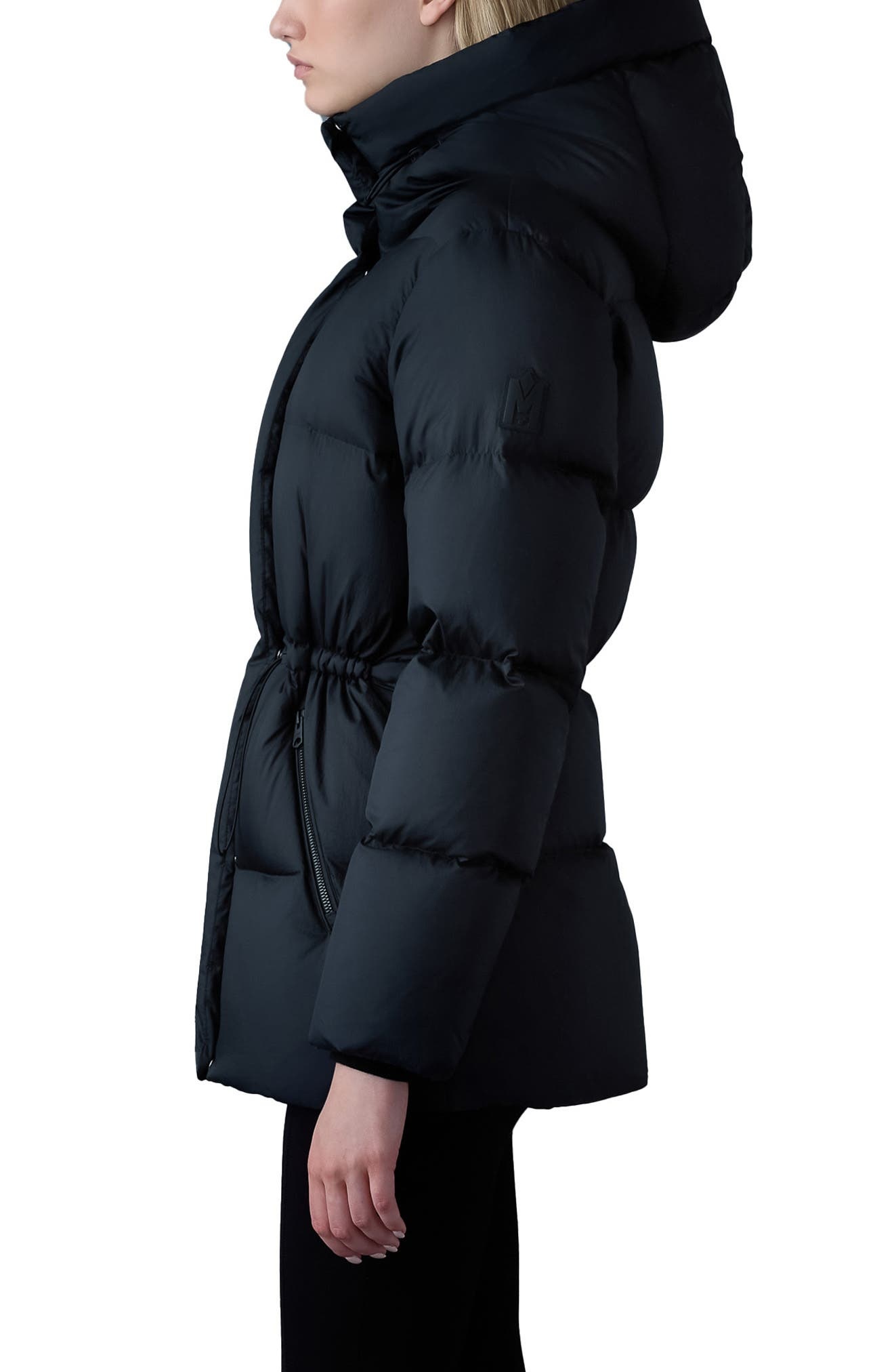 Mackage Freya-SW Water Repellent 750 Fill Power Down Puffer Jacket in Black at Nordstrom - 3