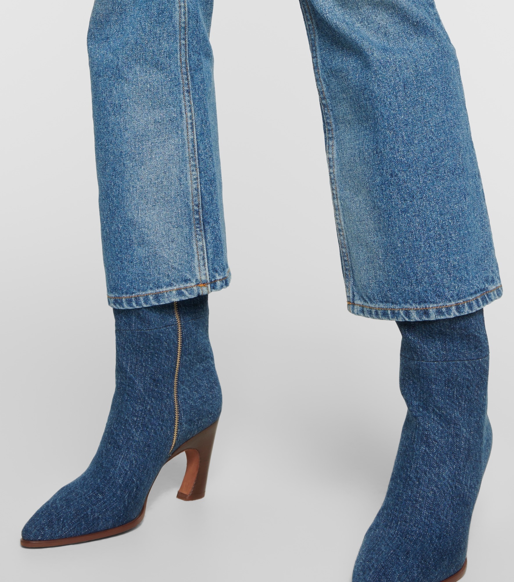 High-rise straight jeans - 5