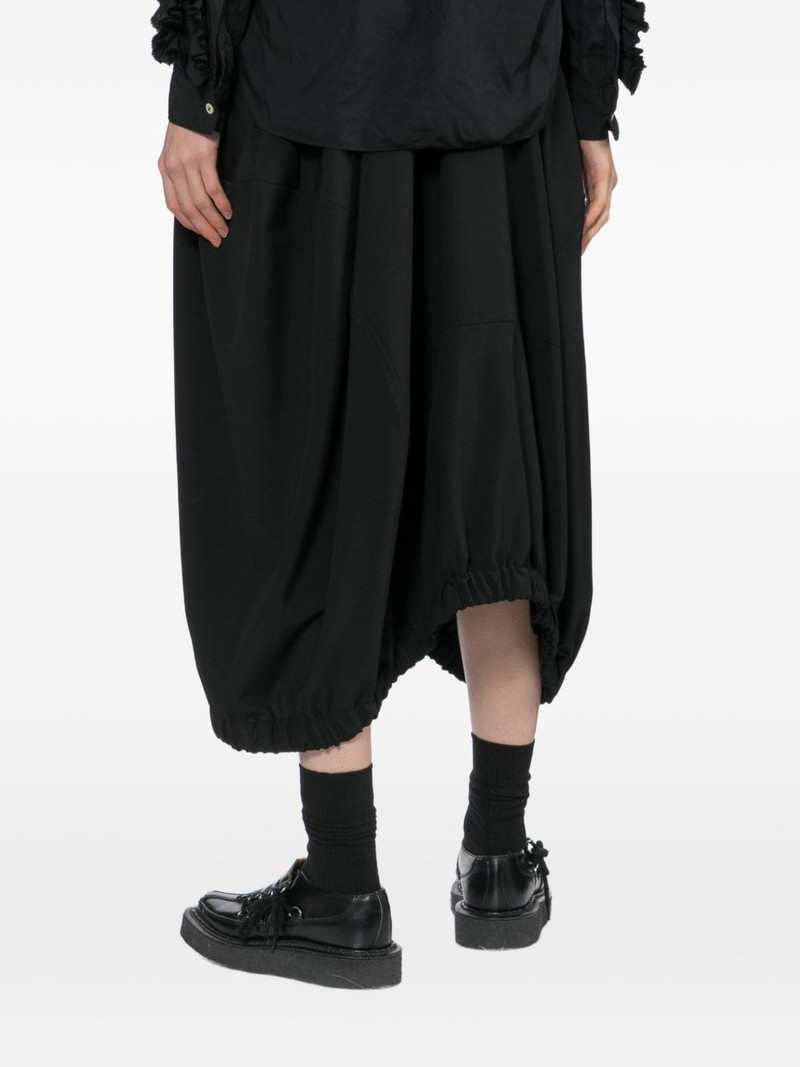 asymmetric-hem midi skirt 4