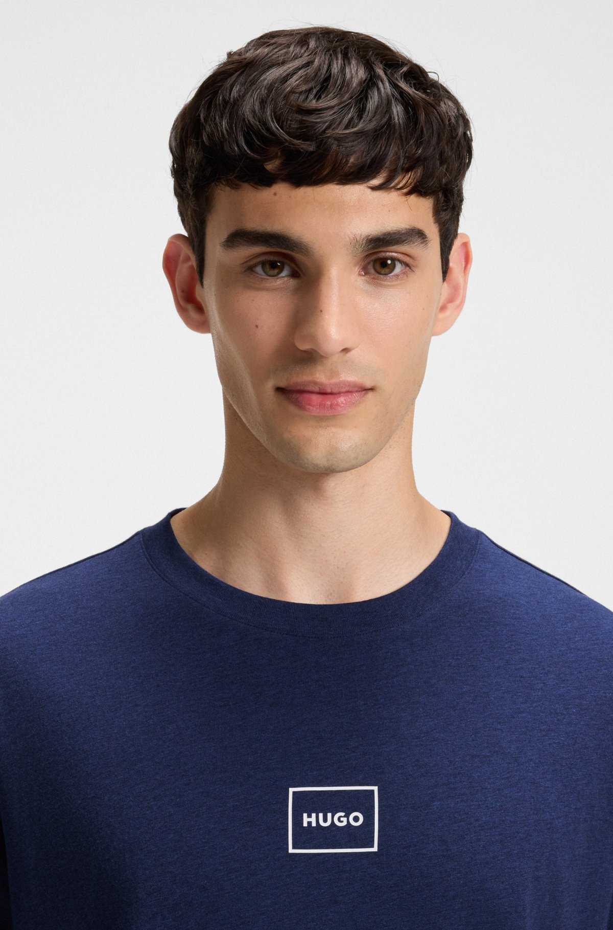 LOGO-PRINT T-SHIRT IN STRETCH COTTON - 5