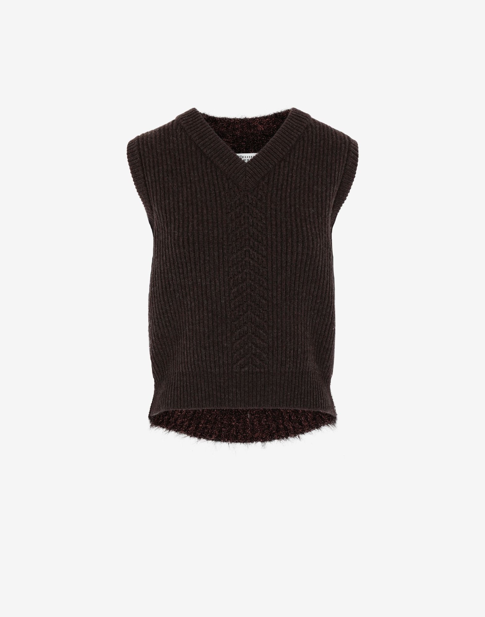 Cable knit vest - 1