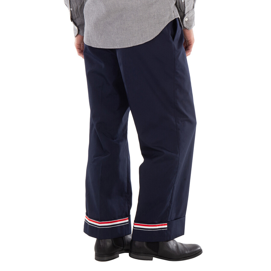Thom Browne Men's RWB-Stripe Tailored Trousers - 4