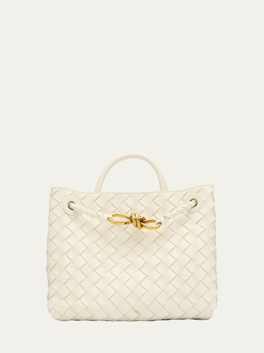 Andiamo Small Leather Top-Handle Bag - 1