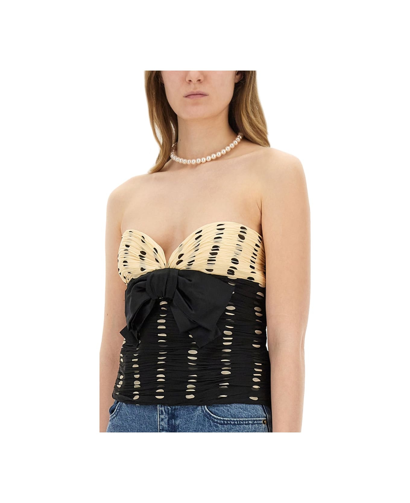 Plusdepois Print Chiffon Top - 4