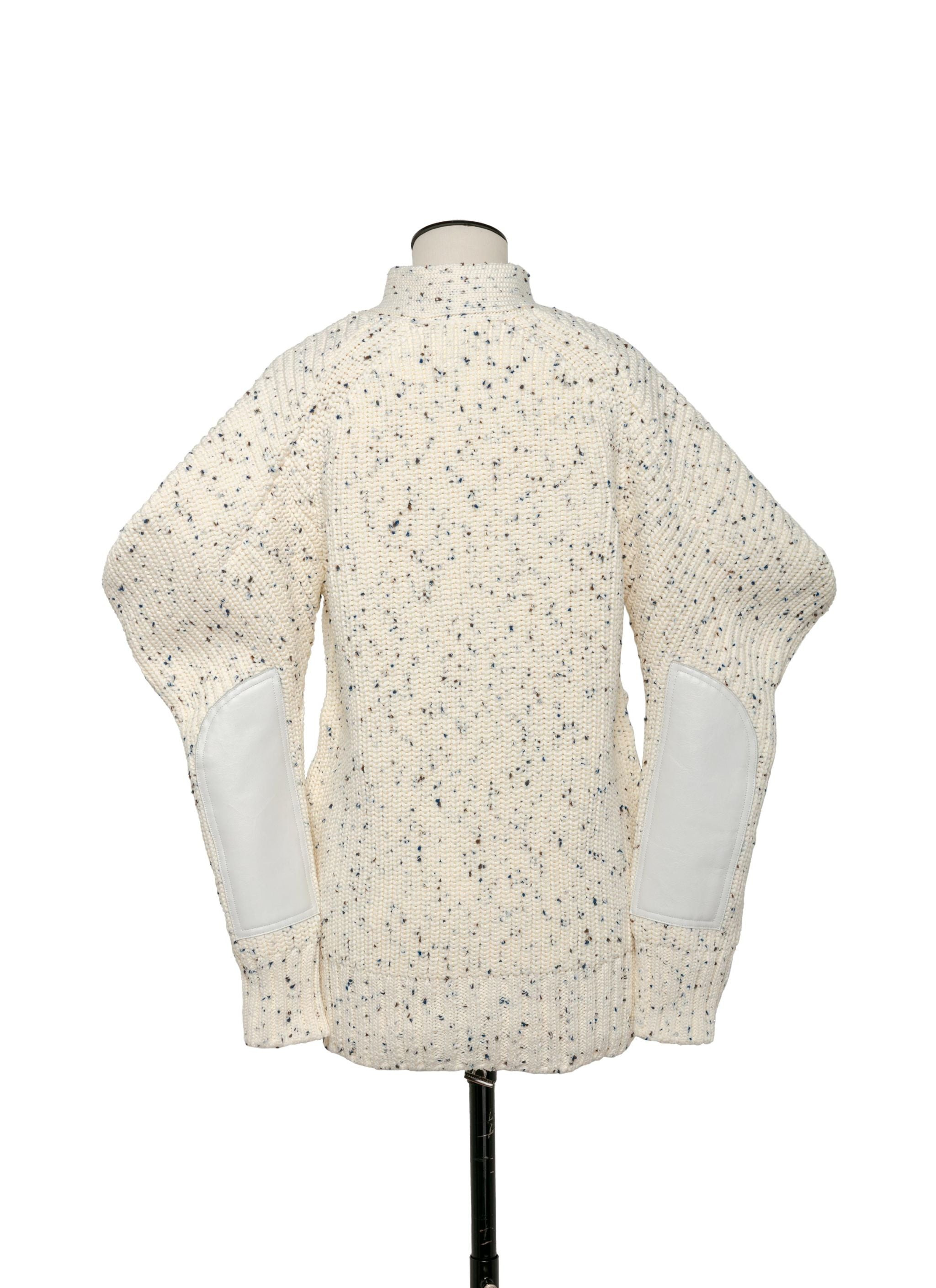 Nep Yarn Knit Cardigan - 3