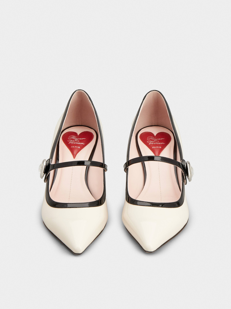 Mary Jane Virgule Pumps in patent leather 7