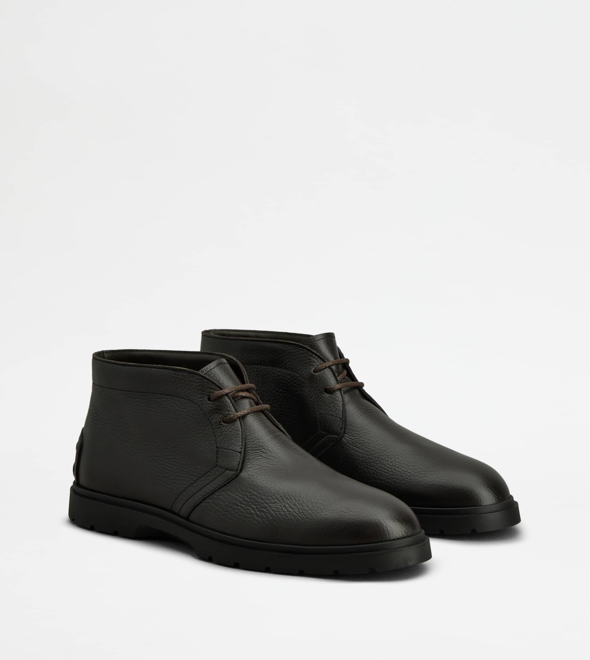 DESERT BOOTS IN LEATHER - BROWN - 2