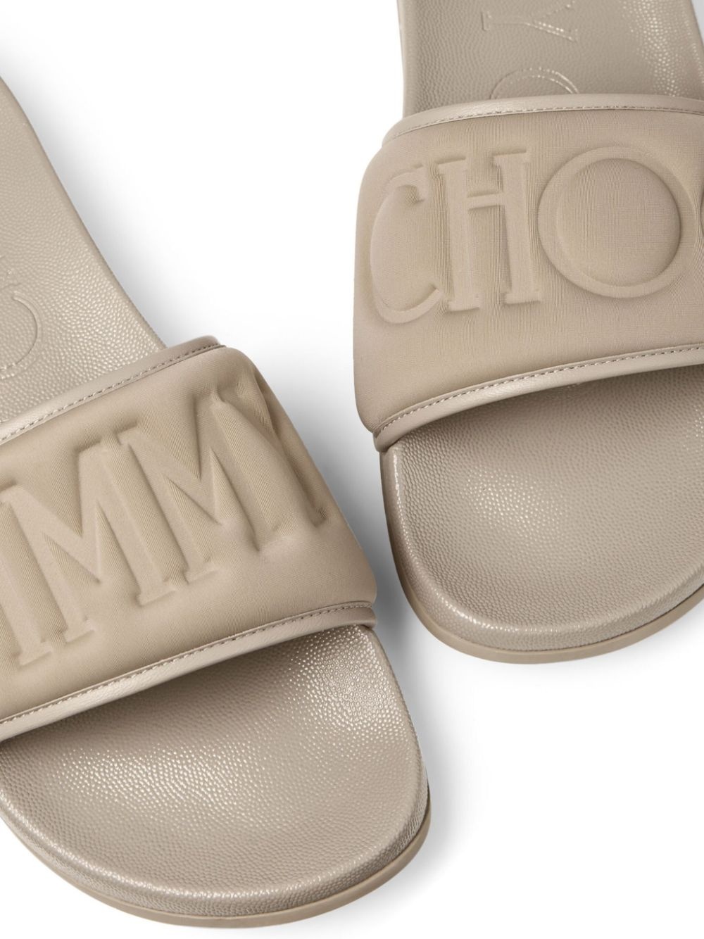 Fitz/M logo-debossed slides - 4