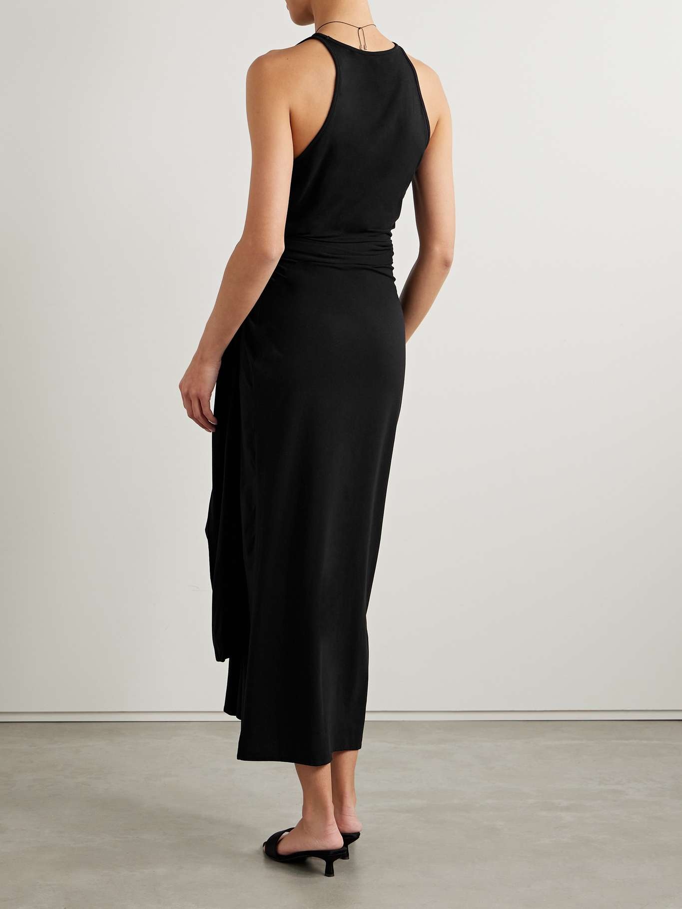 + NET SUSTAIN stretch-jersey midi dress - 3