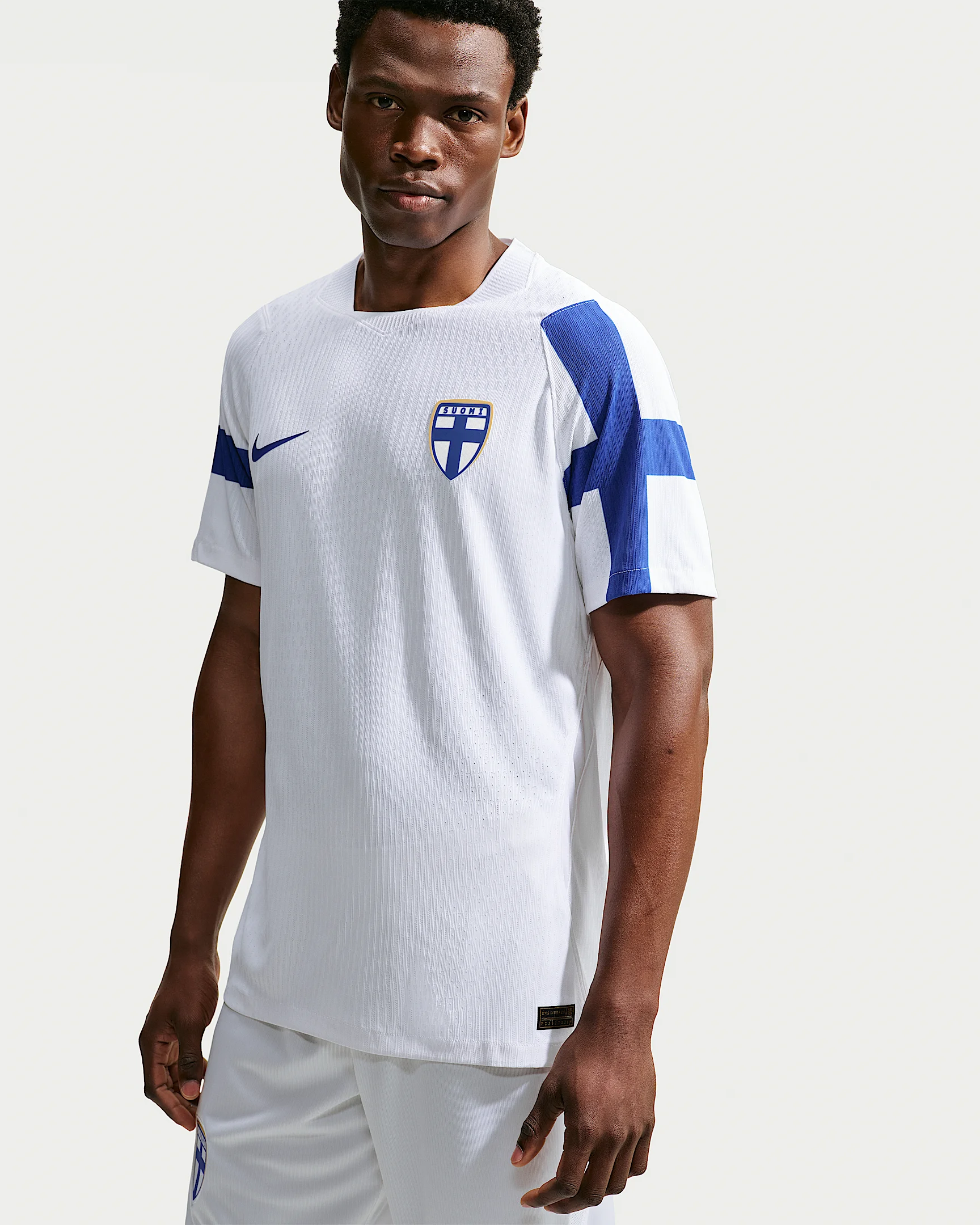 Finland 2026 Match Home Men's Nike Aero-FIT Soccer Authentic Jersey - 1