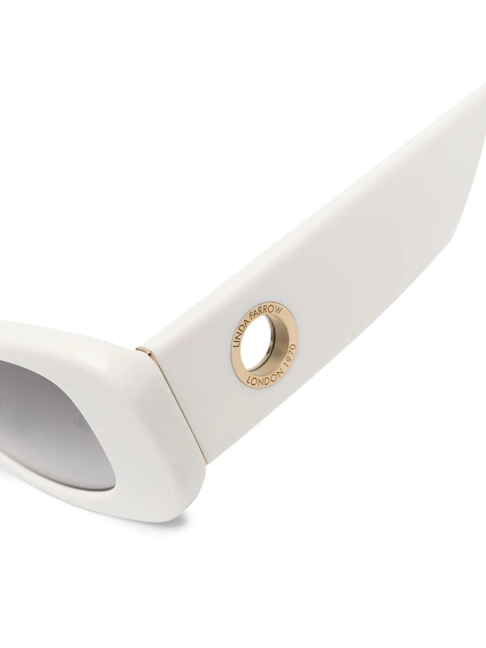 eyelet-embellished oval-frame sunglasses - 3