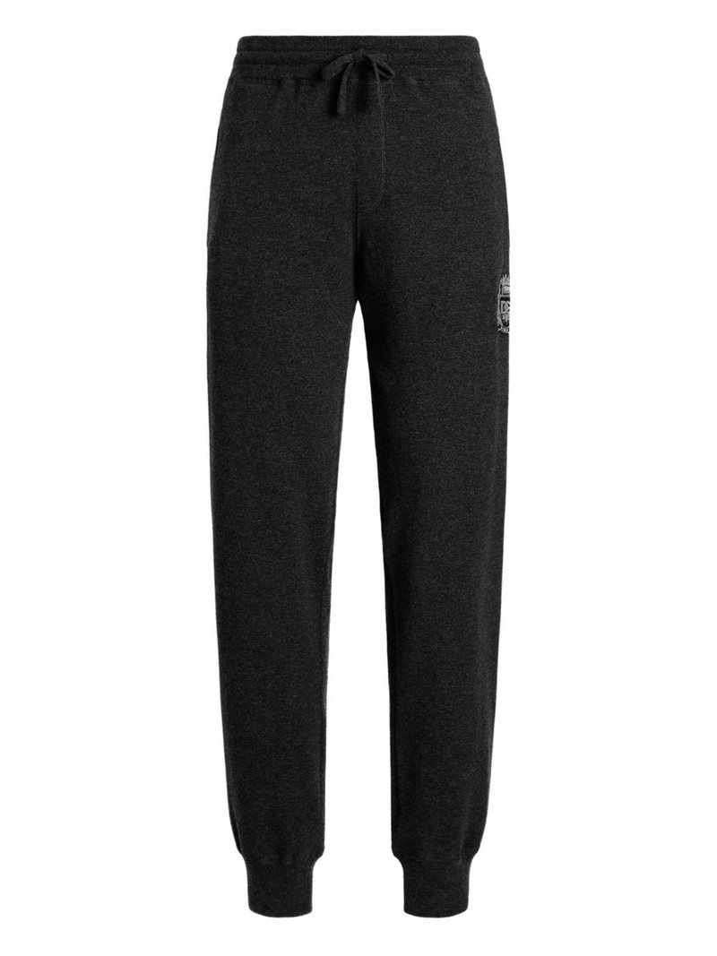 drawstring logo track pants 1